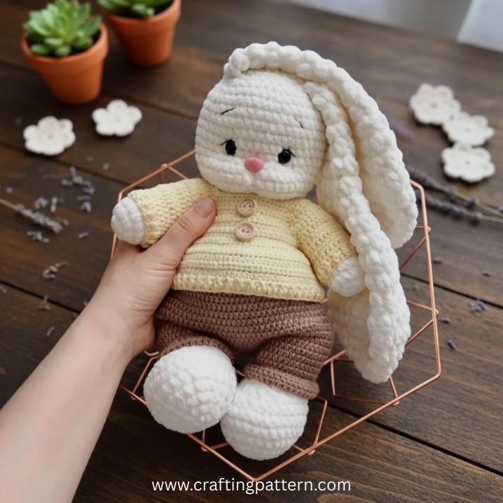 🐇 Mila le Lapin – Ensemble de Patrons Crochet 2-en-1🇫🇷