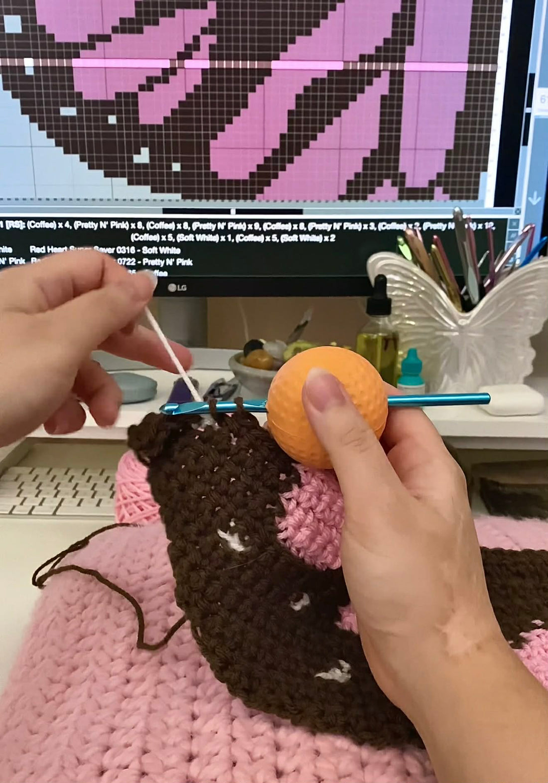 The Monarch butterfly cardigan/sweater crochet pattern & tutorial combo